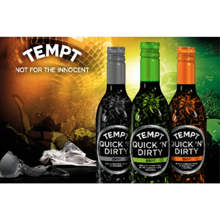 1x 18 flasker Tempt Shots fra Royal Unibrew